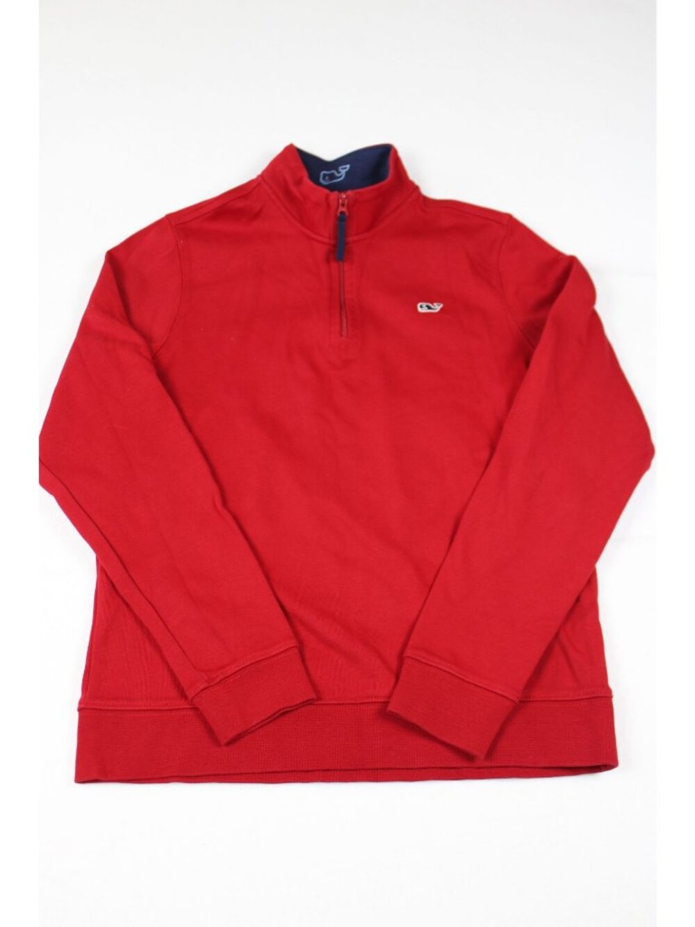 Vineyard Vines Red 1/4 Zip Pullover Sweatshirt YM